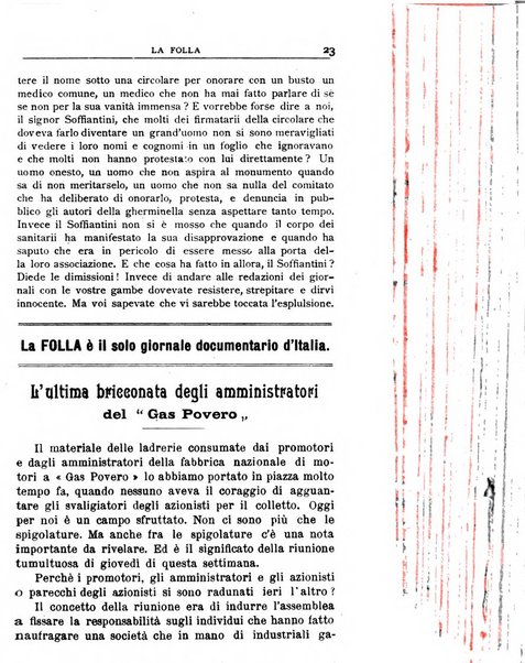 La folla periodico settimanale illustrato