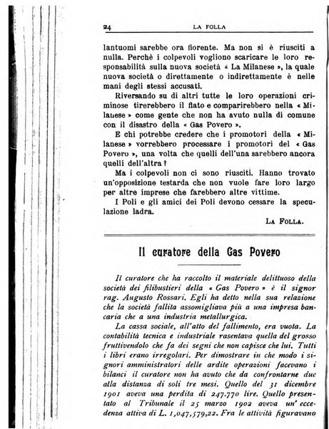 La folla periodico settimanale illustrato