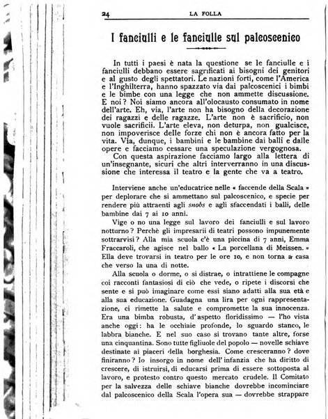 La folla periodico settimanale illustrato