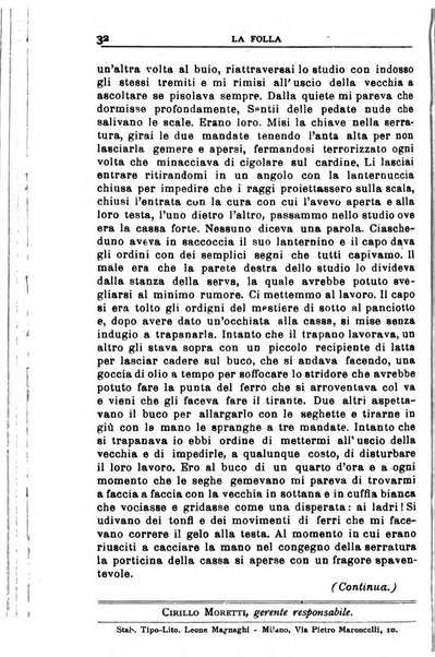 La folla periodico settimanale illustrato