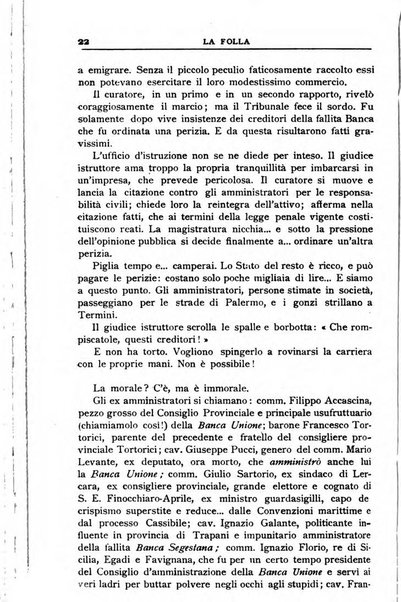 La folla periodico settimanale illustrato