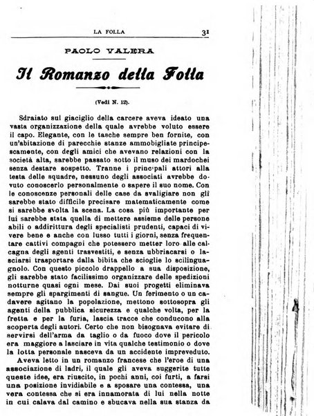 La folla periodico settimanale illustrato