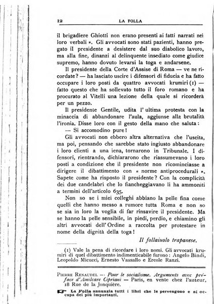 La folla periodico settimanale illustrato