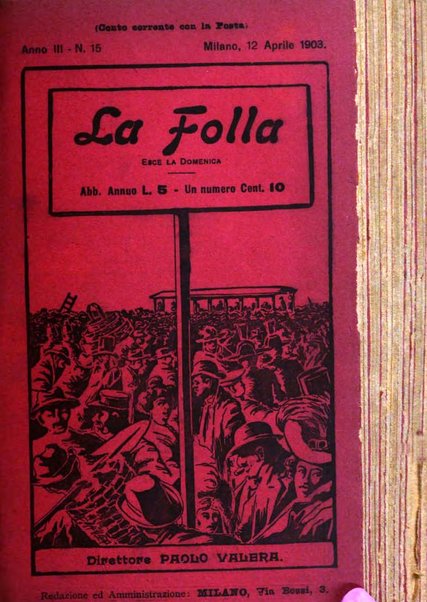 La folla periodico settimanale illustrato