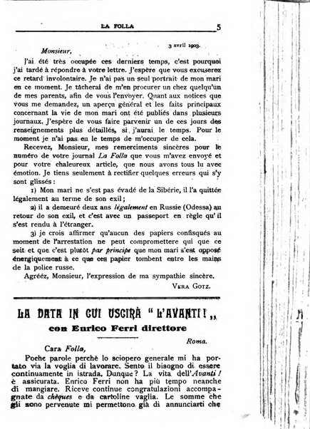 La folla periodico settimanale illustrato