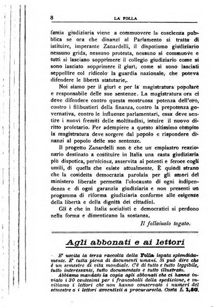 La folla periodico settimanale illustrato