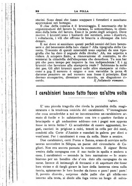 La folla periodico settimanale illustrato