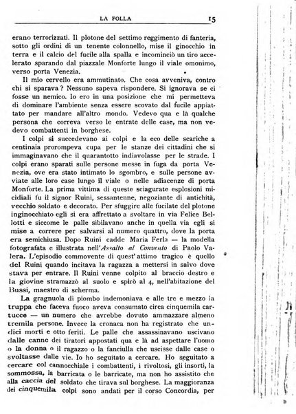 La folla periodico settimanale illustrato