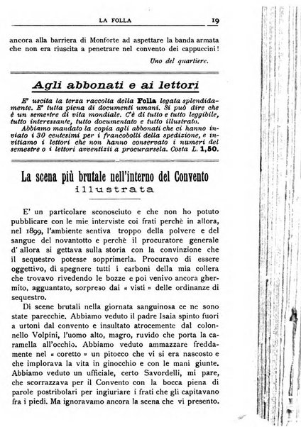 La folla periodico settimanale illustrato