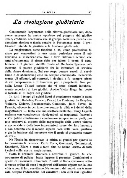 La folla periodico settimanale illustrato