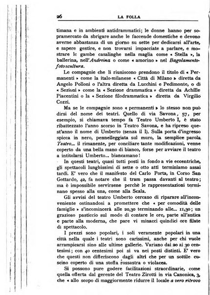 La folla periodico settimanale illustrato