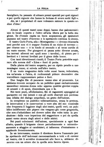 La folla periodico settimanale illustrato