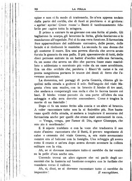 La folla periodico settimanale illustrato