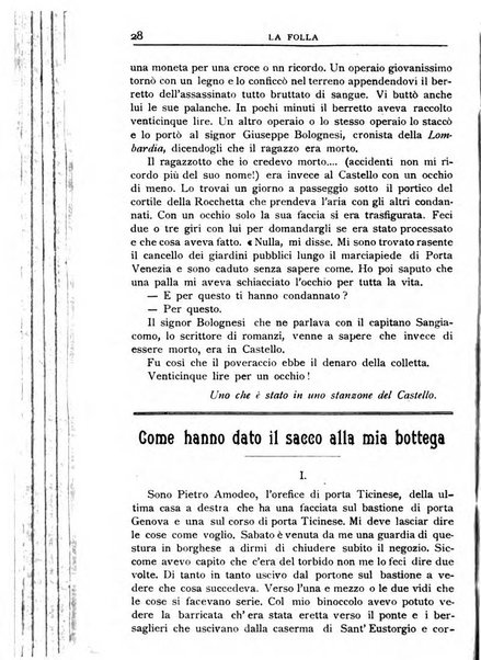 La folla periodico settimanale illustrato