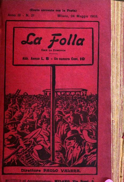 La folla periodico settimanale illustrato