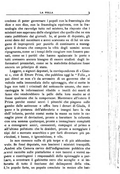 La folla periodico settimanale illustrato