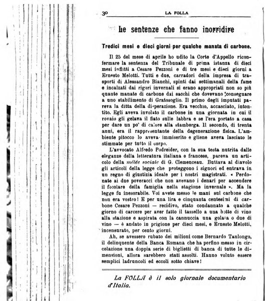 La folla periodico settimanale illustrato