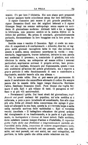 La folla periodico settimanale illustrato