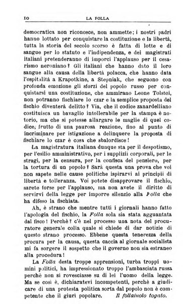 La folla periodico settimanale illustrato