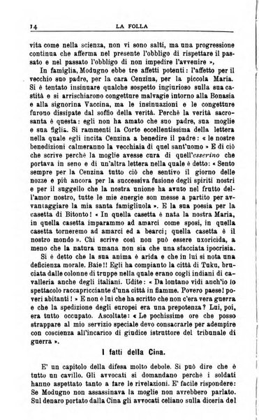 La folla periodico settimanale illustrato