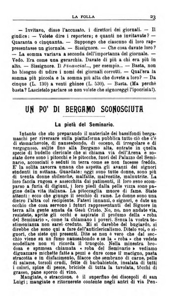 La folla periodico settimanale illustrato