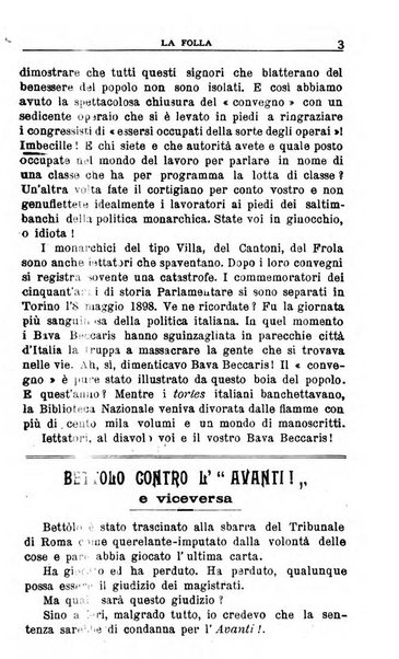 La folla periodico settimanale illustrato