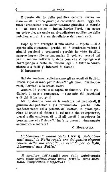 La folla periodico settimanale illustrato