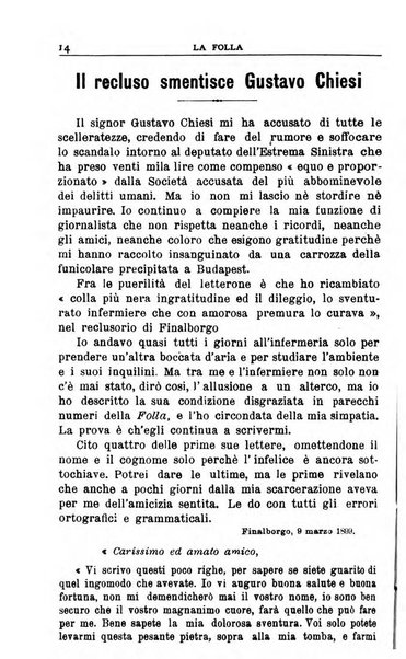 La folla periodico settimanale illustrato