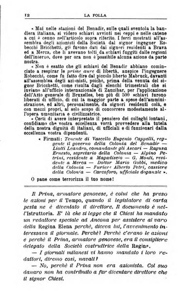 La folla periodico settimanale illustrato