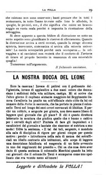 La folla periodico settimanale illustrato