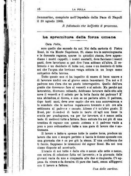 La folla periodico settimanale illustrato