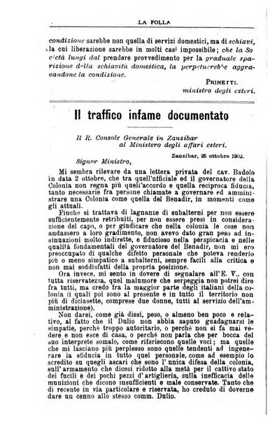 La folla periodico settimanale illustrato