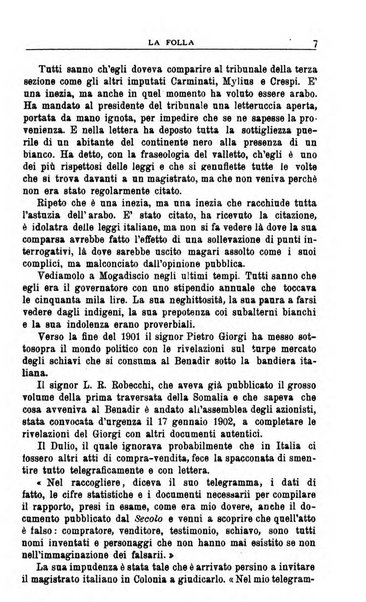 La folla periodico settimanale illustrato