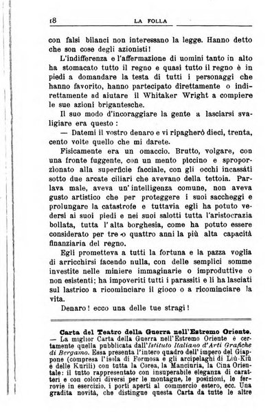 La folla periodico settimanale illustrato