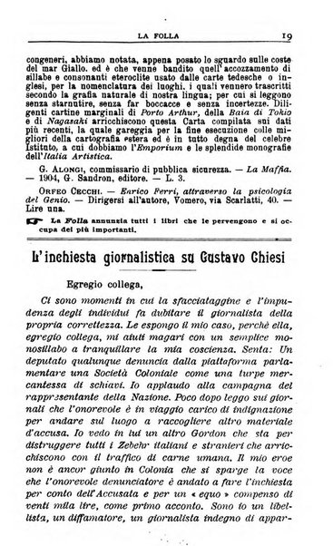 La folla periodico settimanale illustrato