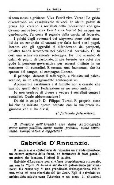 La folla periodico settimanale illustrato