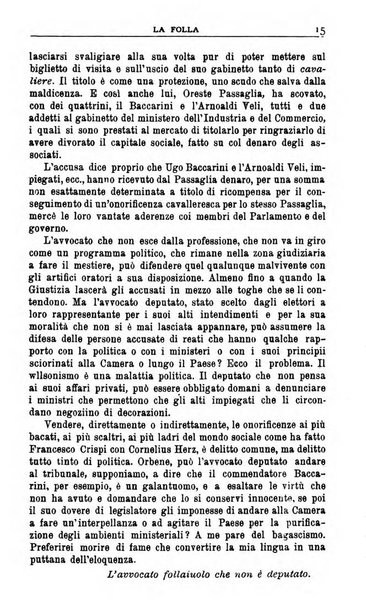 La folla periodico settimanale illustrato