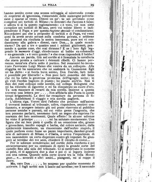 La folla periodico settimanale illustrato