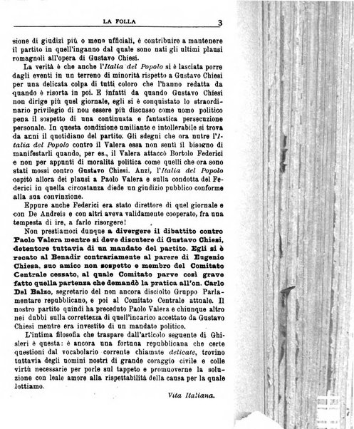 La folla periodico settimanale illustrato