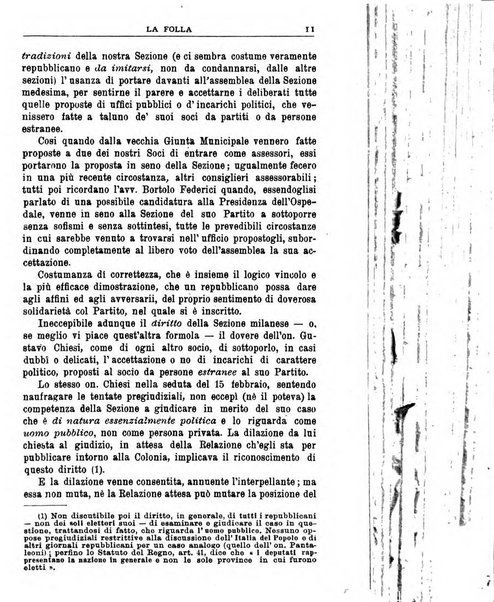 La folla periodico settimanale illustrato