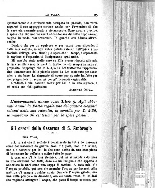 La folla periodico settimanale illustrato