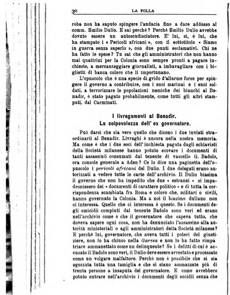 La folla periodico settimanale illustrato