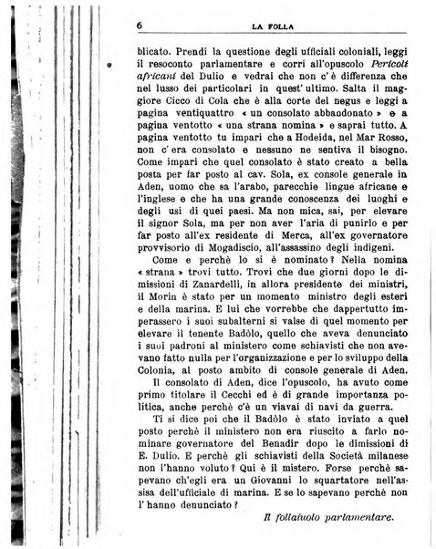 La folla periodico settimanale illustrato