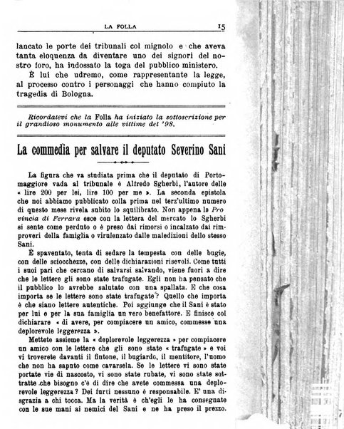 La folla periodico settimanale illustrato