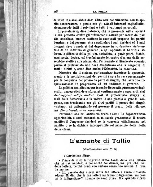 La folla periodico settimanale illustrato