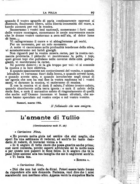 La folla periodico settimanale illustrato