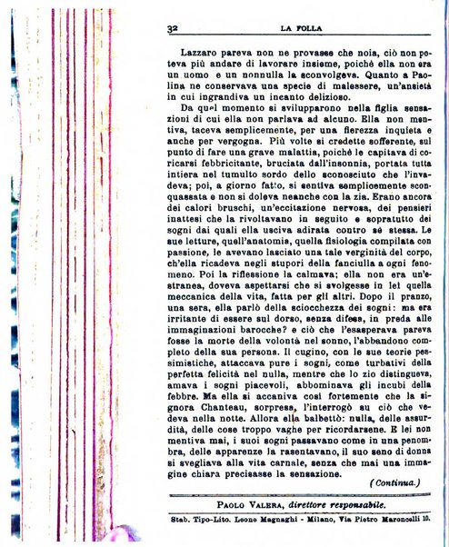 La folla periodico settimanale illustrato