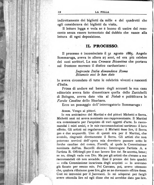 La folla periodico settimanale illustrato