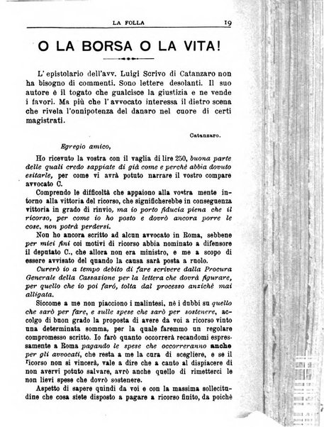 La folla periodico settimanale illustrato