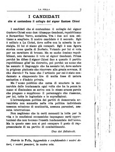 La folla periodico settimanale illustrato